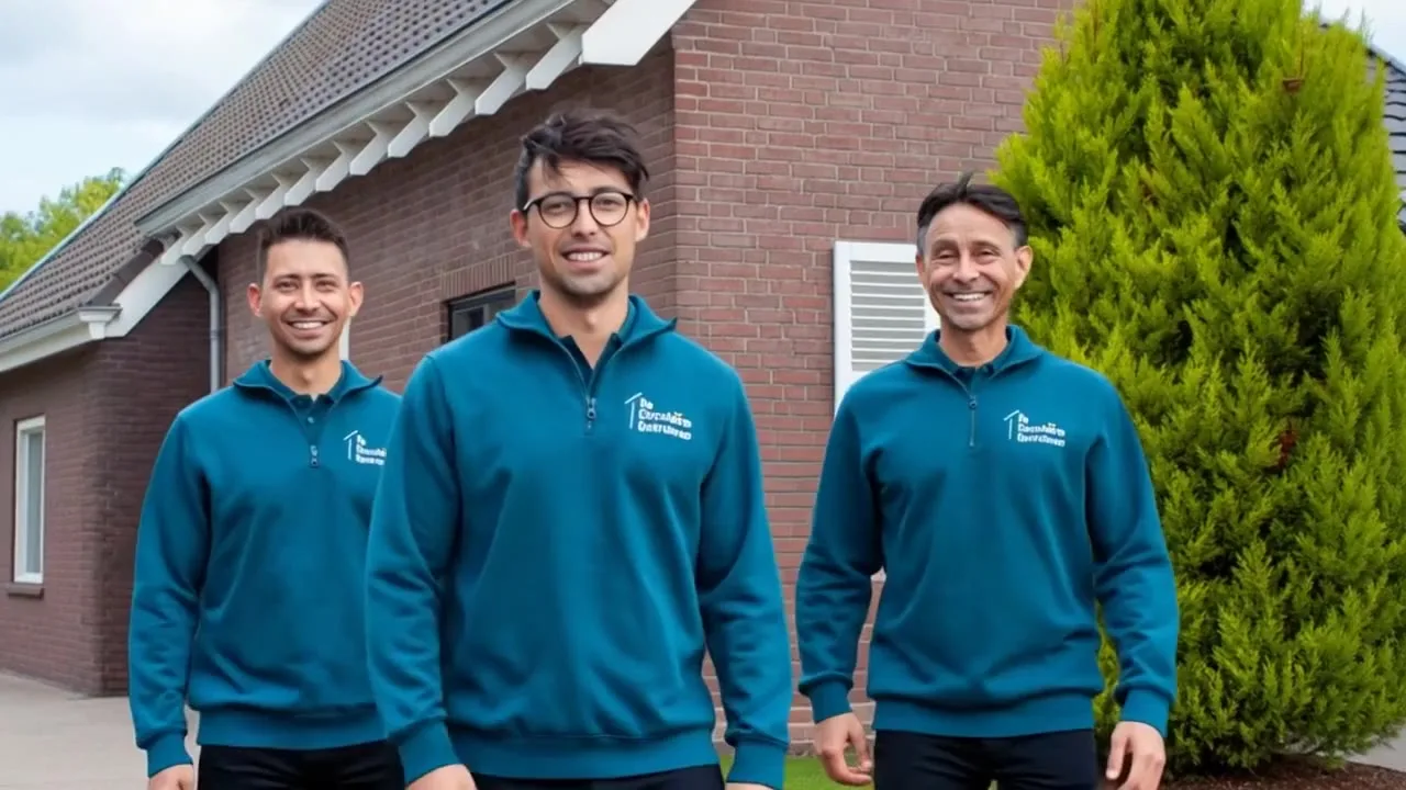 Daan, Luc en Jeff van De Circulaire Ontruimer voor een woning